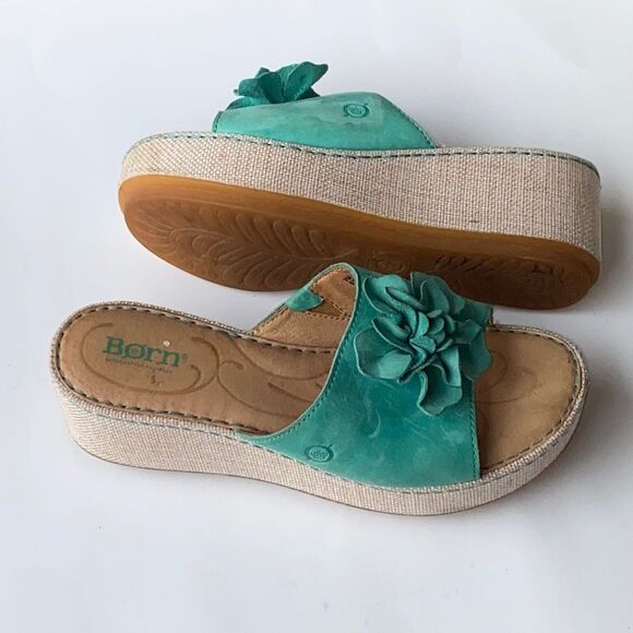 BORN HAND CRAFTED FOOTWEAR WOMEN SHOES SANDALS SIZE 7M - Picture 1 of 14